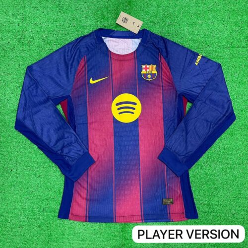 FC Barcelona HOME Full-Sleeve Player 25-26