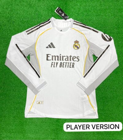 Real Madrid HOME Full-Sleeve Player 25-26 - Image 2