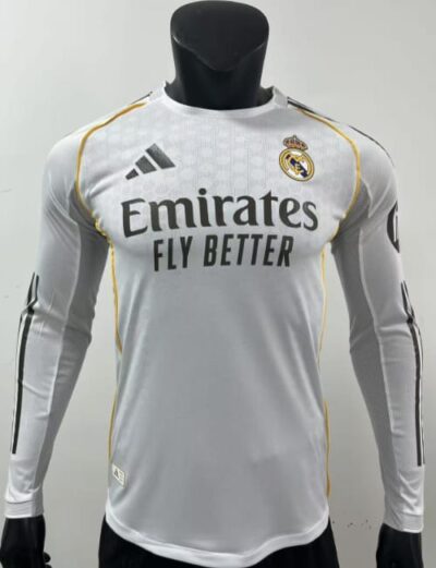 Real Madrid HOME Full-Sleeve Player 25-26