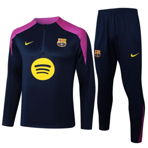 FC Barcelona 24-25 Quarter Zip Pre-Match Tracksuit