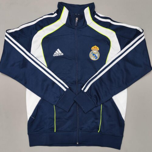 Real Madrid White and Blue Windbreaker
