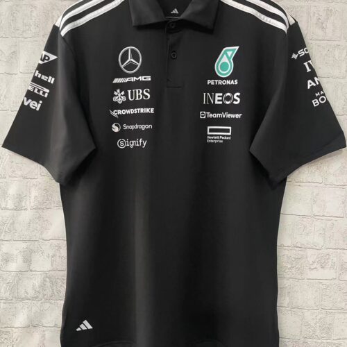 Mercedes AMG Petronas F1 2025 Black Jersey