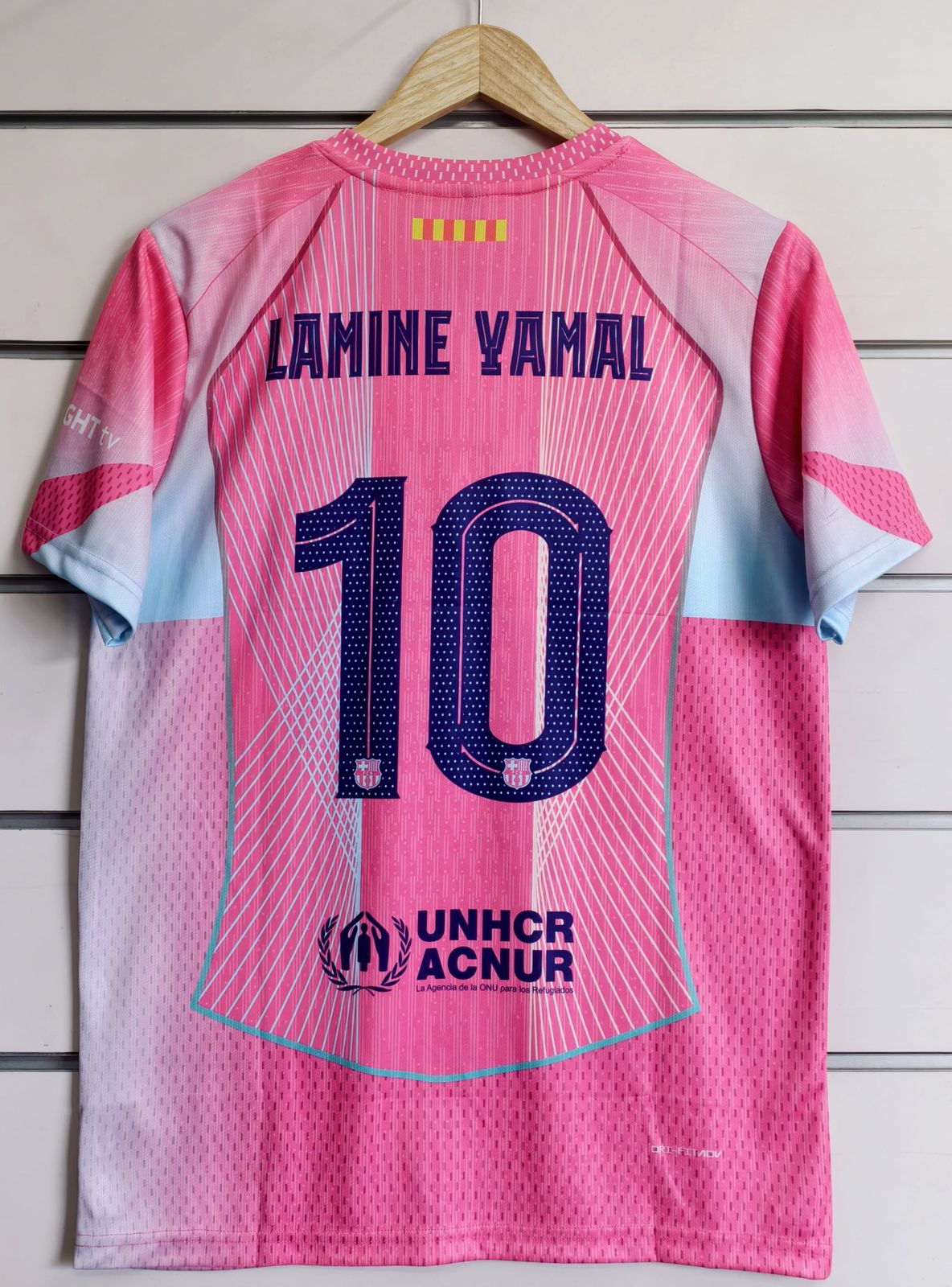 Fc Barcelona Pink special edition Laine yamal 10(Embroidery) - Image 3
