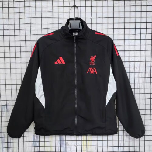 Liverpool Black Windbreaker 25-26